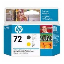 Cabezal impresion hp 72 c9384a negro - amarillo t610 - t1100