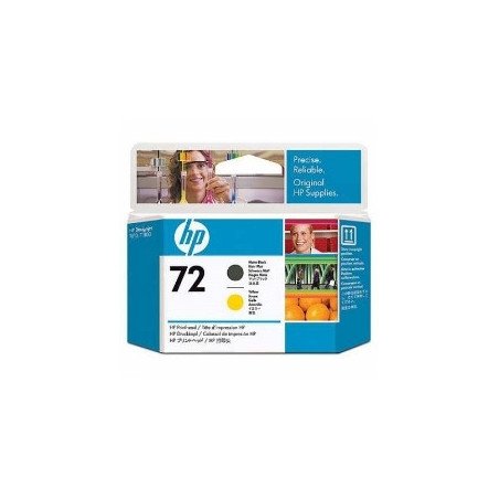 Cabezal impresion hp 72 c9384a negro - amarillo t610 - t1100