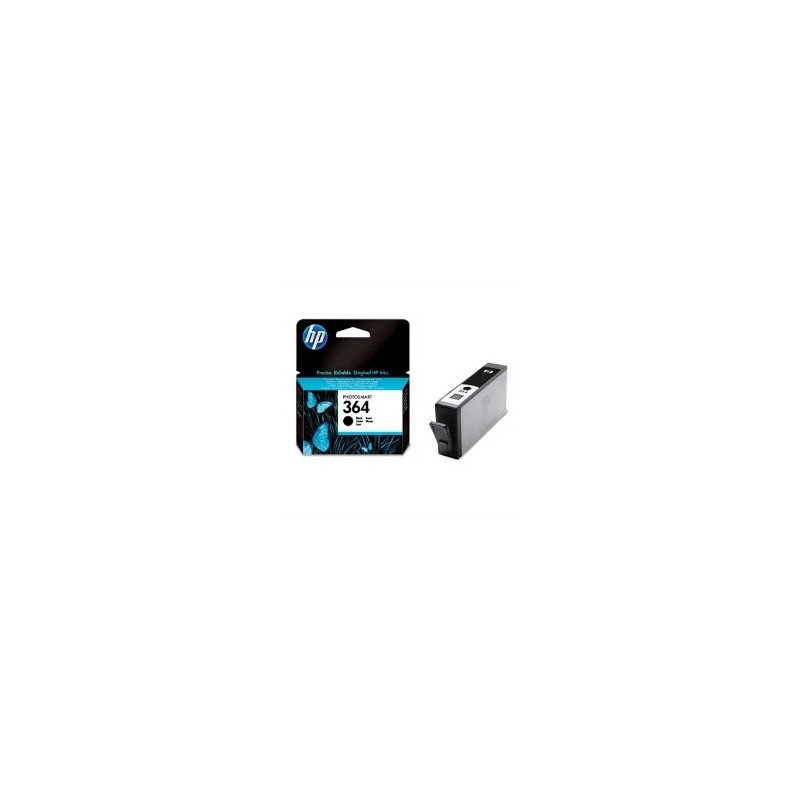 Cartucho tinta hp 364 cb316ee negro 6ml b8550 - d5460 - c6380 - c5380