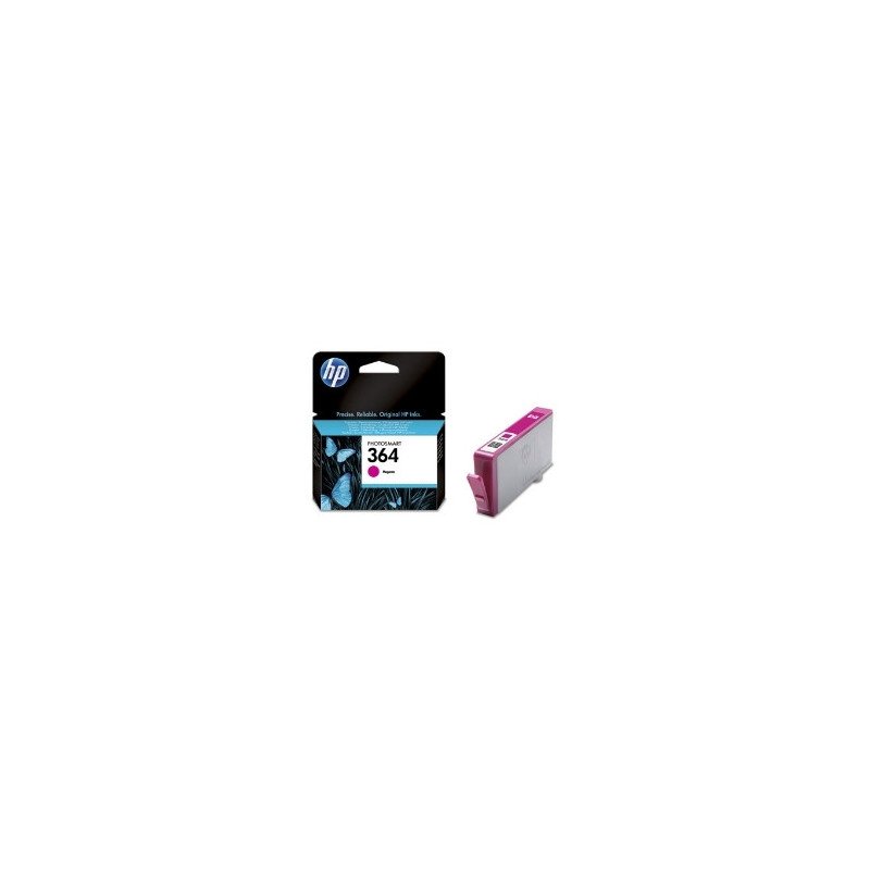 Cartucho tinta hp 364 cb319ee magenta 3ml b8550 - d5460 - c6380 - c5380