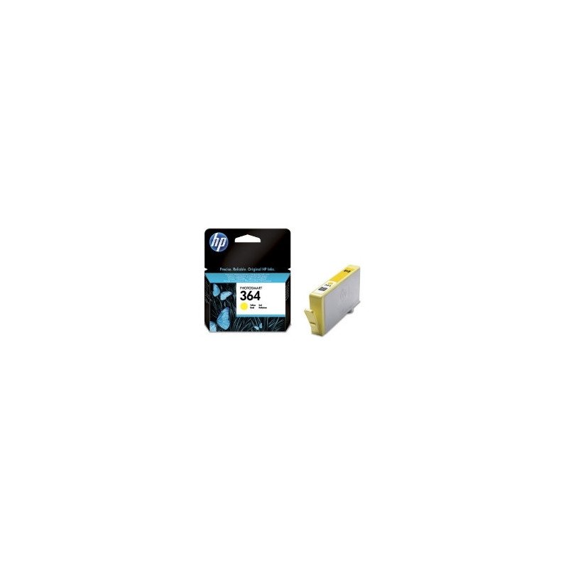 Cartucho tinta hp 364 cb320ee amarillo 3ml d5460 - b8550 - c6380 - c5380