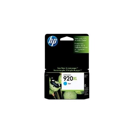 Cartucho tinta hp 920xl cd972ae cian 6ml 6500
