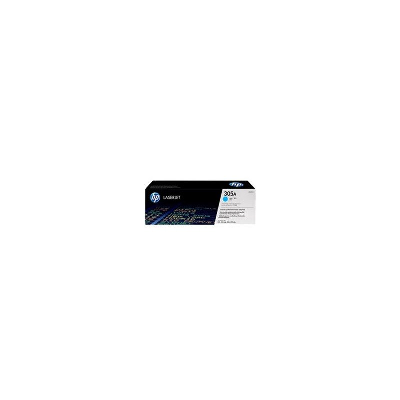 Toner hp 305a ce411a cian 2600pag laserjet pro 300 m351a 300 mfp m375nw 400 m451 400 mfp m475