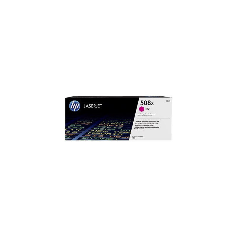 Toner hp 508x cf363x magenta m577 alto rendimiento