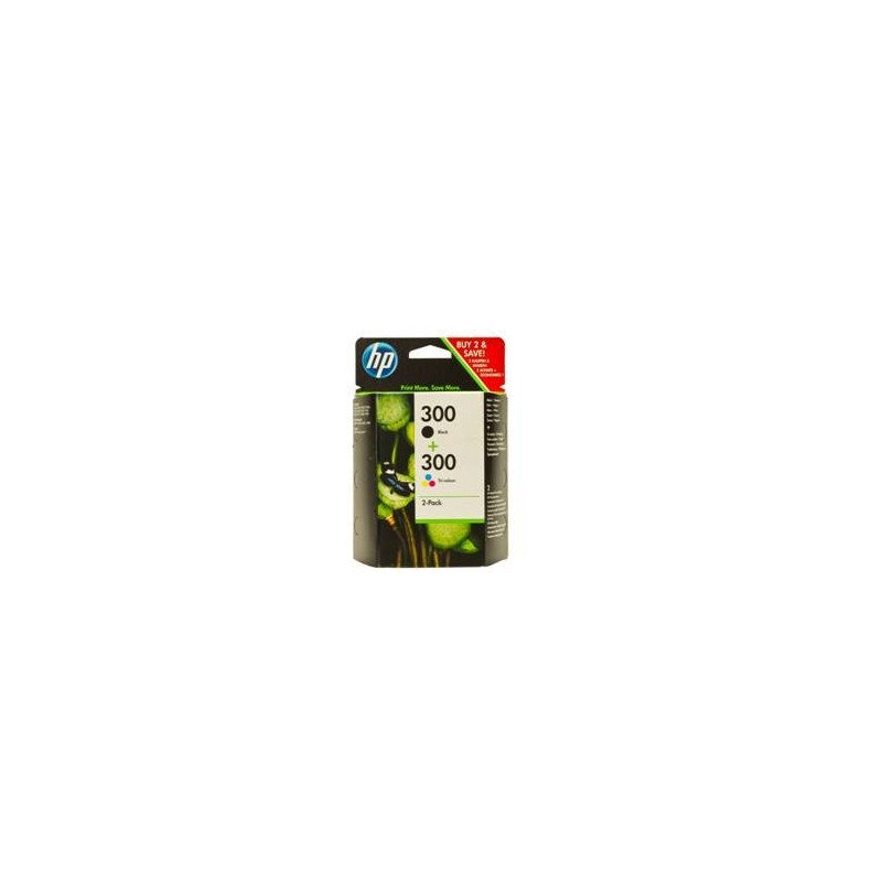 Multipack hp cn637ee no300 cn637ee negro+tricolor