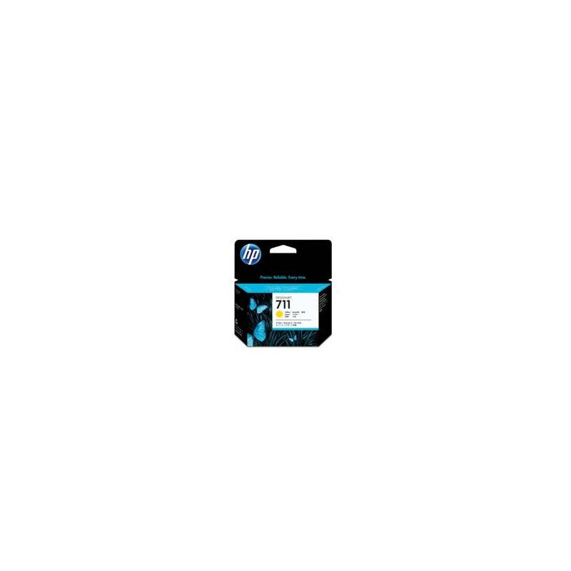 Cartucho tinta hp 711 cz136a amarillo desing t120 - t520