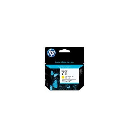 Cartucho tinta hp 711 cz136a amarillo desing t120 - t520