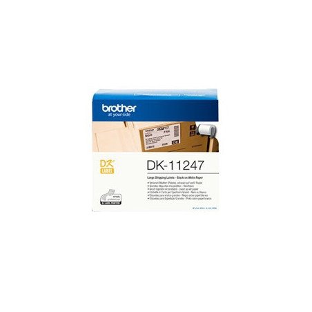 Etiquetas papel precortada brother dk11247 103 x 164 mm 180e ql1050 - ql1100