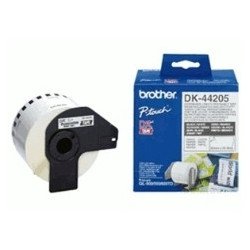 Etiquetas cinta continua brother dk44205 papel blanca removible dk44205 12mm ql - 560 ql - 570 ql - 580n ql - 1050 ql - 1060n