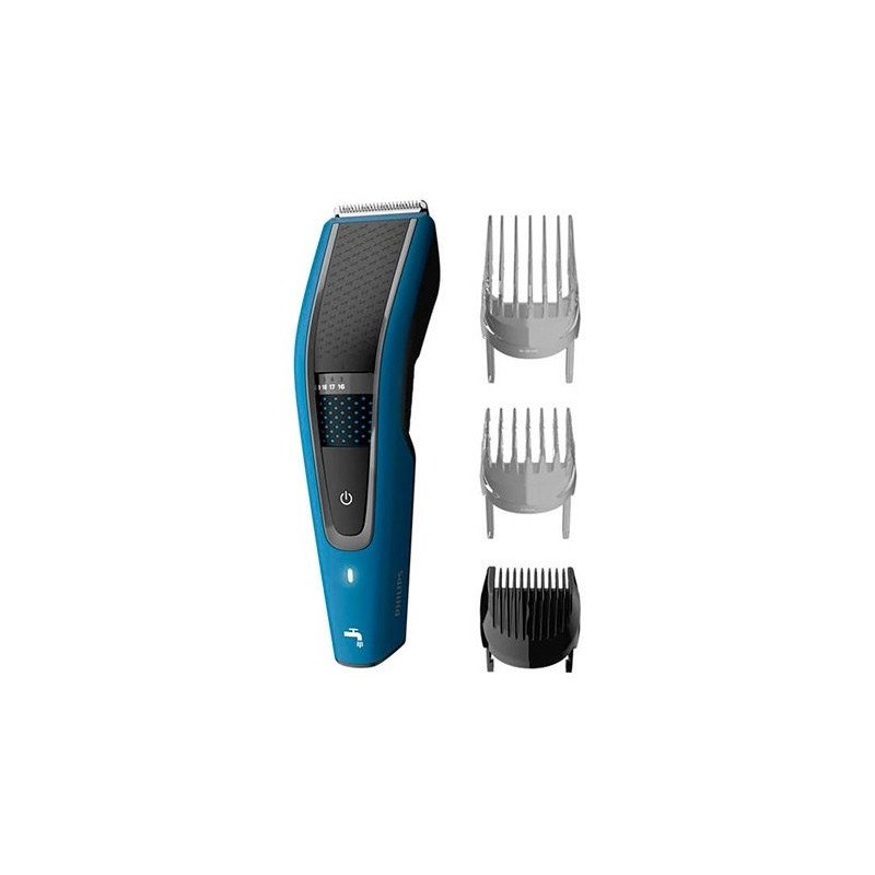 Cortapelos philips hairclipper 5000 hc5612 - 15 28 ajustes - 3 peines - 0.5 - 28mm - 75m autonomia - lavable