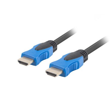 Cable hdmi lanberg macho - macho v2.0 cu 4k 0.5m negro