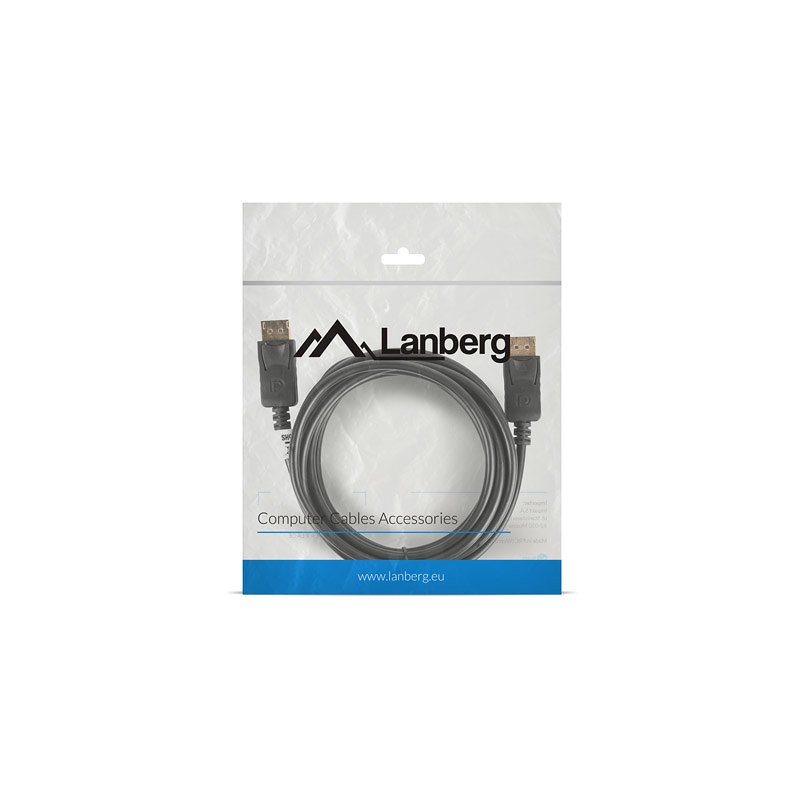 Cable displayport lanberg macho macho 4k 3m negro