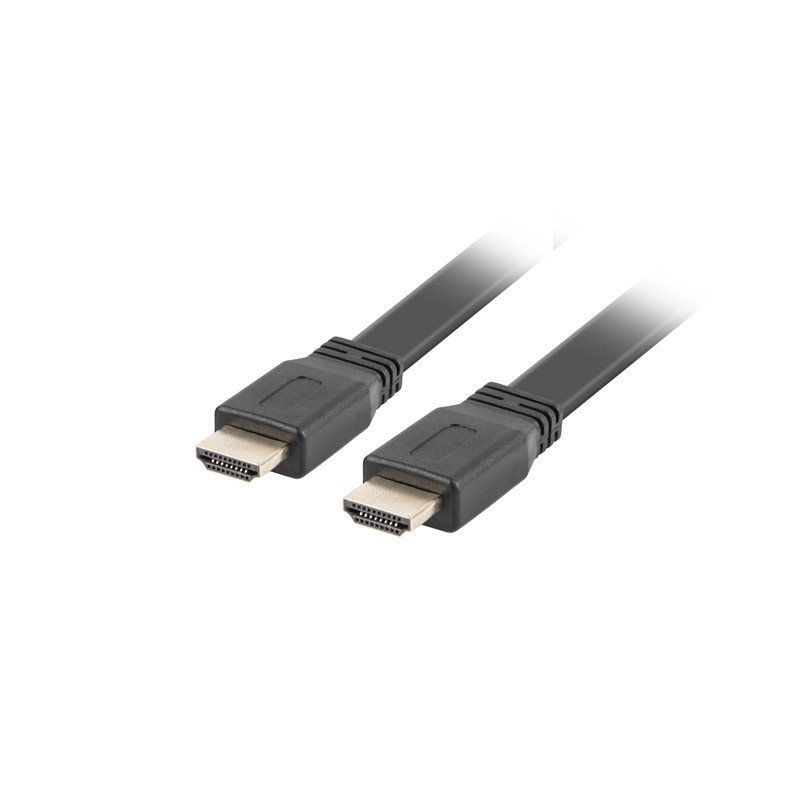 Cable hdmi lanberg macho - macho v2.0 4k plano 5m negro