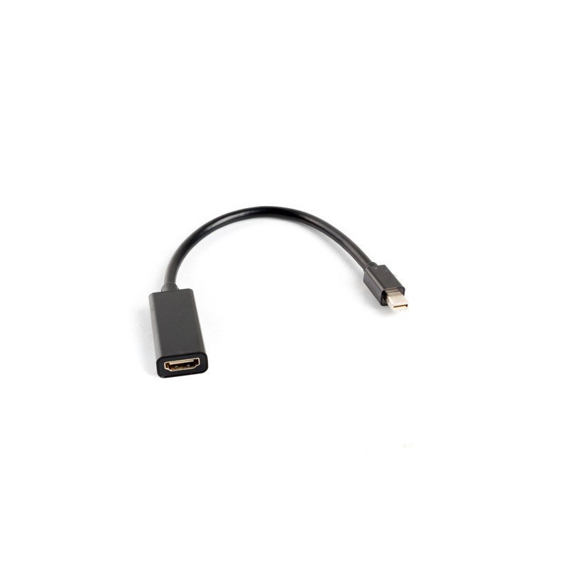 Adaptador lanberg minidisplayport macho - hdmi hembra 20cm negro