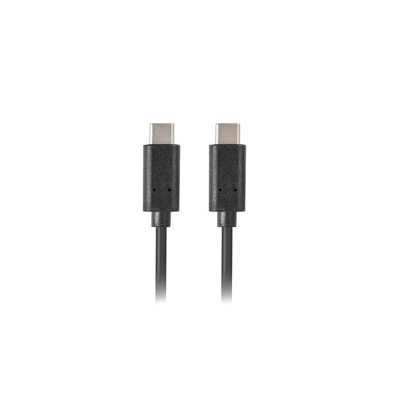 Cable 2.0 lanberg usb tipo c macho - usb tipo c macho 0.5m negro