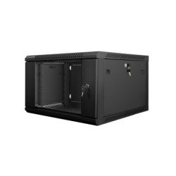 Armario rack lanberg 6u 600x600x368 auto ensamblado 19 pulgadas pulgadas hasta 60 kg negro