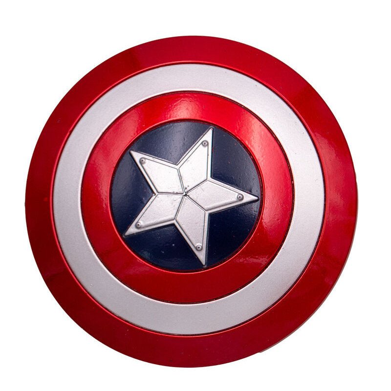 Colgante llavero escudo capitan america. replica no oficial 10 cm