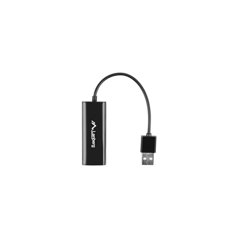Adaptador usb lanberg 2.0 - ethernet rj45 100 mb