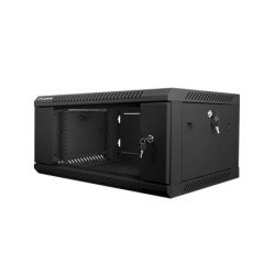 Armario rack lanberg 4u 600x450x279 auto ensamblado 19 pulgadas hasta 60 kg negro