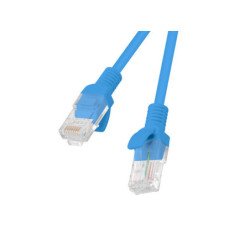 Cable red lanberg latiguillo cat.6 utp 15m azul fluke passed