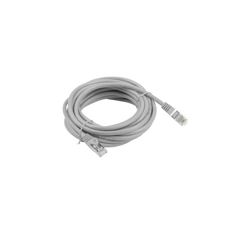 Cable red lanberg latiguillo cat.6 ftp 5m gris fluke passed