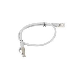 Cable red lanberg latiguillo cat.6 utp 0.5m gris fluke passed