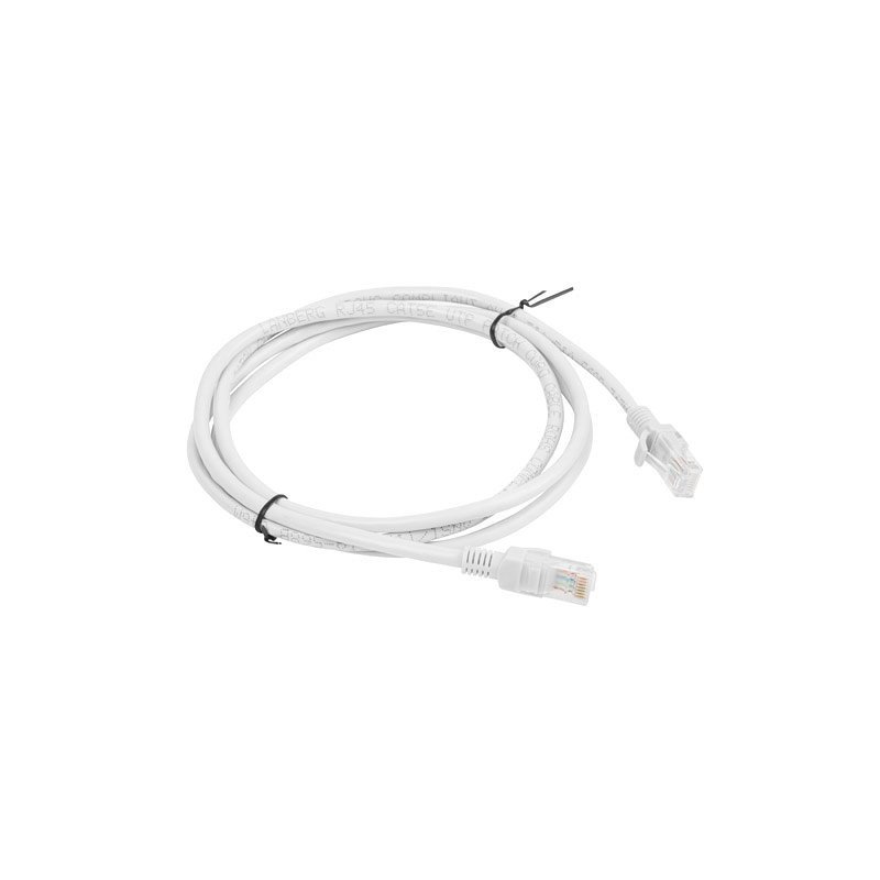 Cable red lanberg latiguillo cat.6 utp 1.5m gris fluke passed