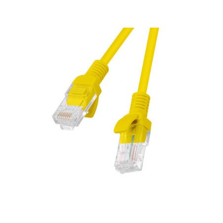 Cable red lanberg latiguillo cat.6 utp 5m amarillo fluke passed