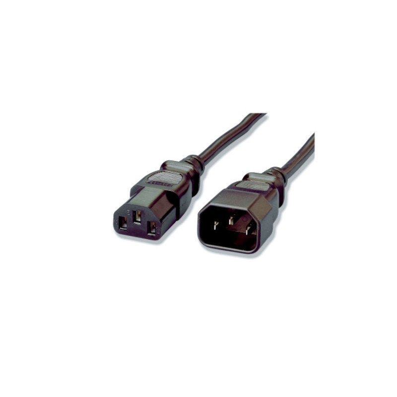 Cable extensor de alimentacion equip c14 a c13 macho - hembra 1.8m