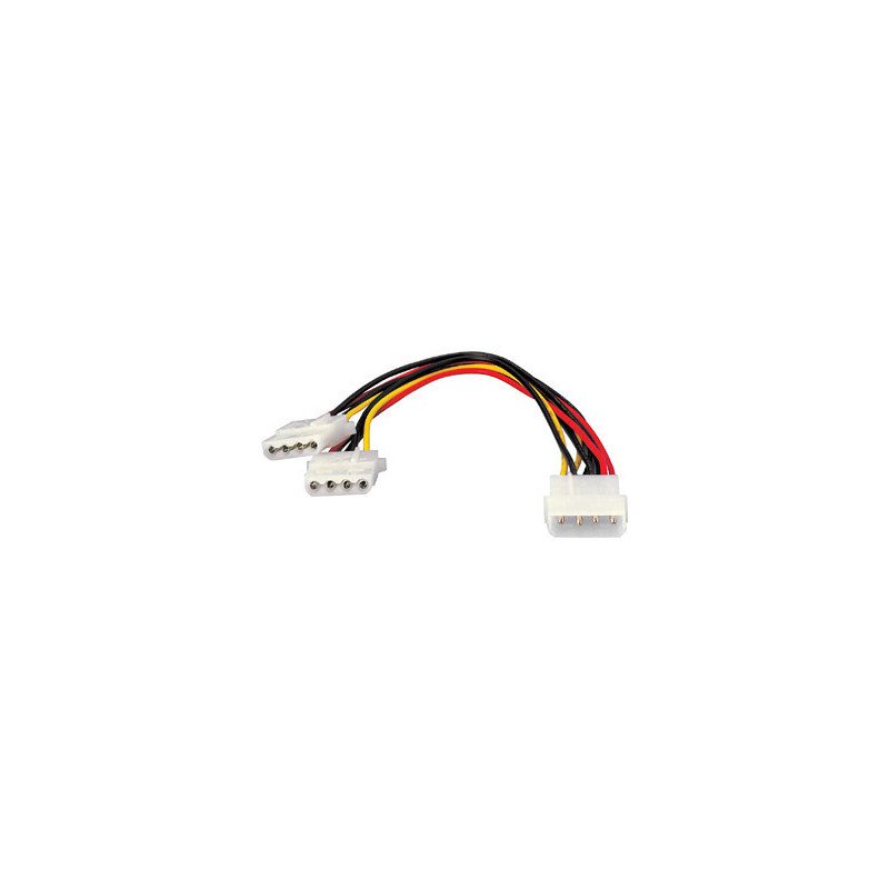 Duplicador cable de alimentacion atx equip conector molex 5.25 x2