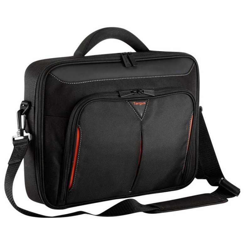 Maletin targus clamshell classic+ 17 - 18 pulgadas pulgadas negro - rojo