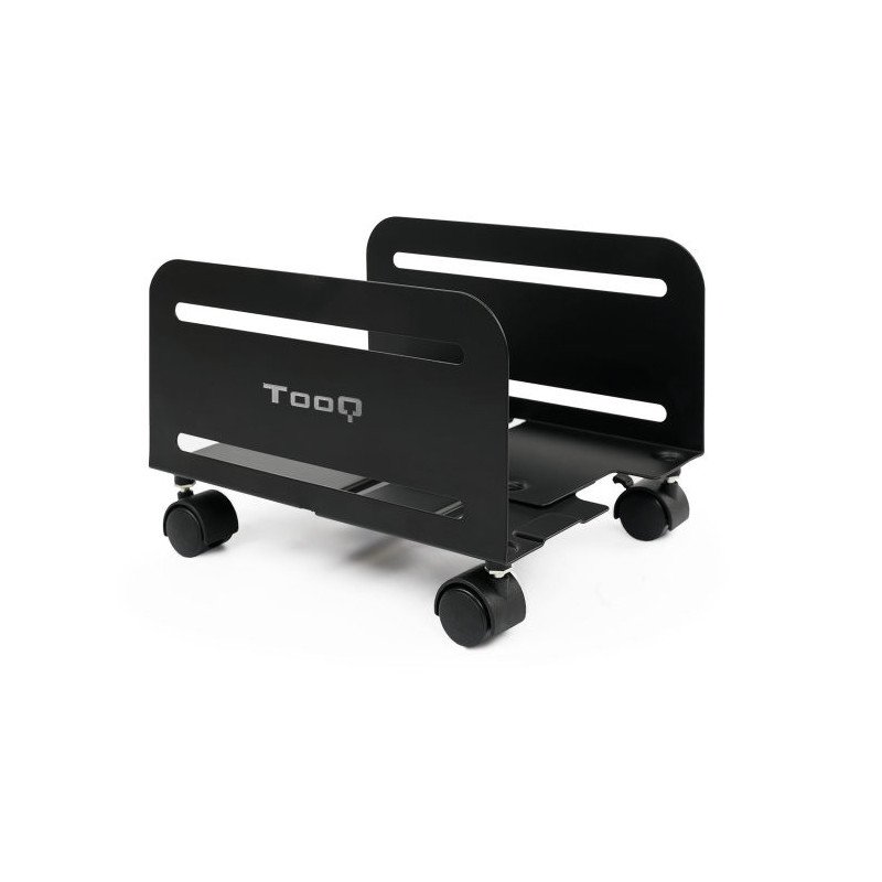 Soporte para cpu de suelo con ruedas tooq umcs0004 - b negro