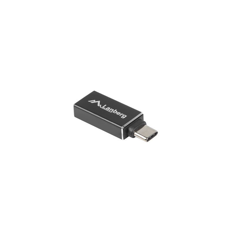 Adaptador usb lanberg usb - c m 3.1 a usb - a h otg negro