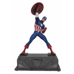 Figura diamond collection marvel avengers capitan america estatua resina 30 cm premier collection