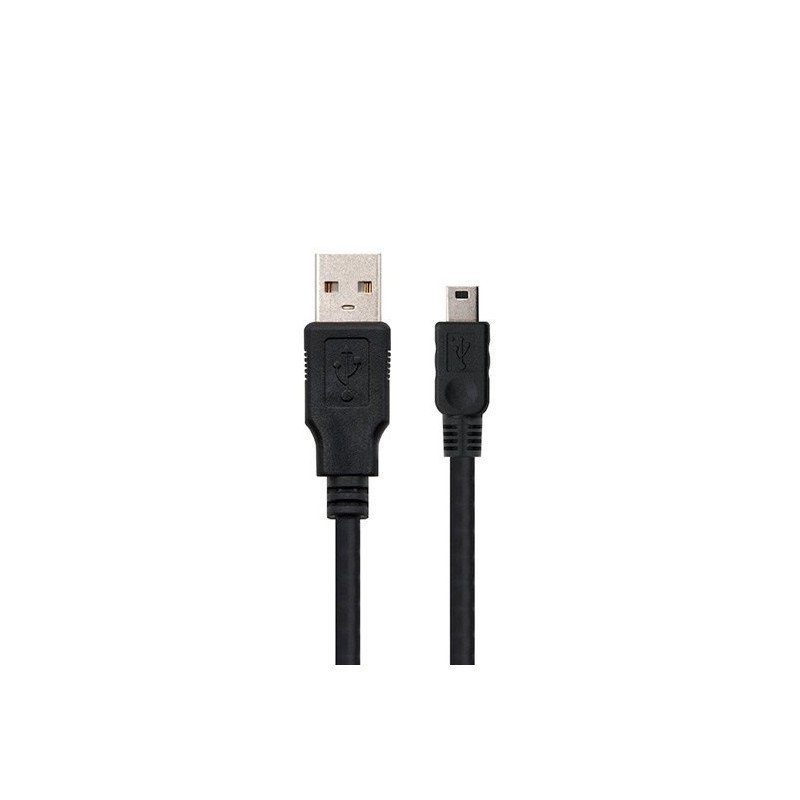Cable nanocable usb (a) 2.0 a mini usb 5 pin 1m