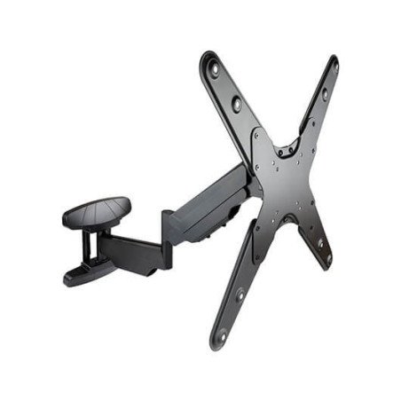 Soporte tv - monitor tooq 23 pulgadas - 55 pulgadas giratorio - inclinable negro vesa max 400x400 - inclinable 5o - 15o - girabl