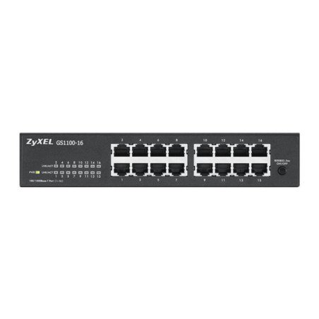 Switch 16 puertos zyxel gs1100 - 16 - eu0103f