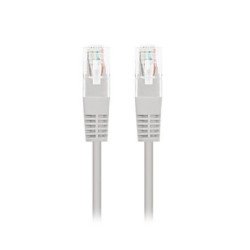 Cable red nanocable latiguillo rj45 utp cat6 0.3m gris 30cm