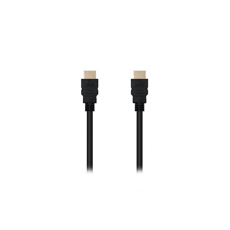 Cable hdmi 1.4 tipo a a hdmi tipo a nanocable 5m - macho - macho - alta velocidad - 4k - 10.2gbps - negro