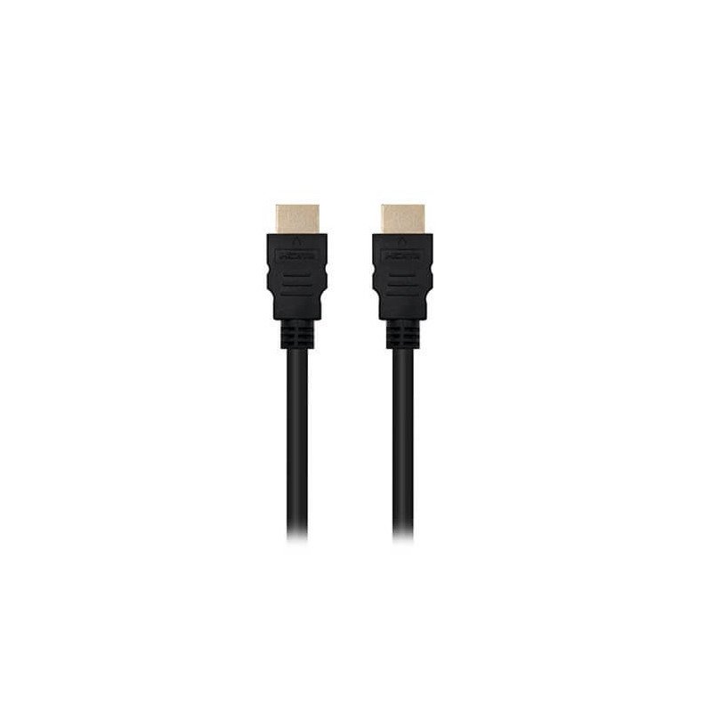 Cable hdmi 1.4 tipo a a hdmi tipo a nanocable 1.5m - macho - macho - alta velocidad - 4k - 10gbps - negro