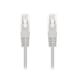 Cable red nanocable latiguillo rj45 utp cat6 0.25m gris 25cm