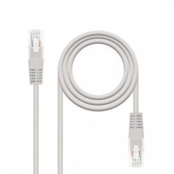 Cable red nanocable latiguillo rj45 utp cat6 5m gris