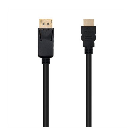 Cable displayport a hdmi nanocable 2m - macho - macho
