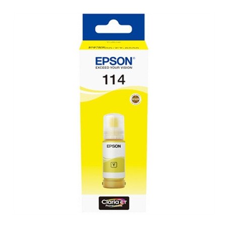 Botella tinta epson ecotank 114 amarillo 70ml