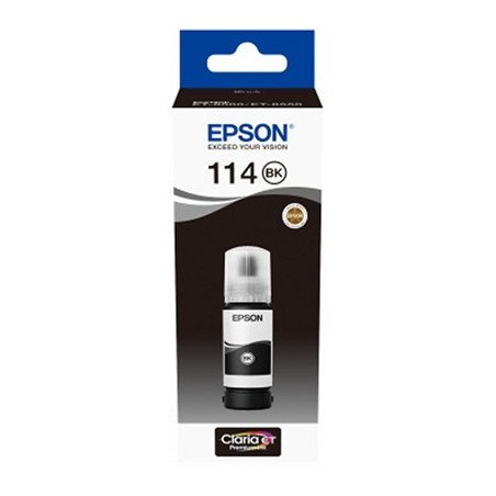 Botella tinta epson ecotank 114 negro 70ml