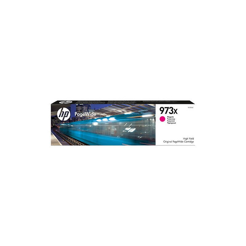 Cartucho tinta hp original cartridge no 973x magenta pagewide f6t82ae