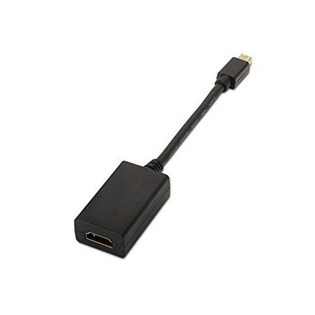 Cable nanocable conversor minidisplay port a hdmi macho - hembra 15cm negro