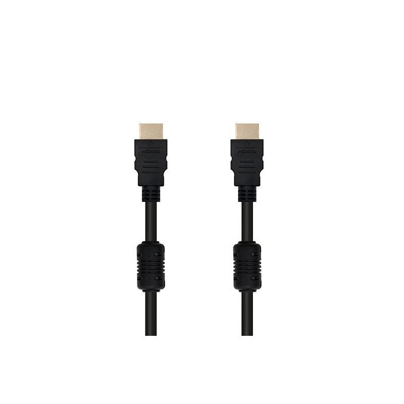 Cable hdmi alta velocidad nanocable 10m - macho - macho - negro