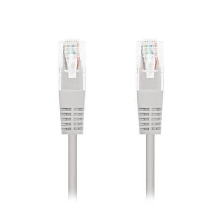 Cable red nanocable latiguillo rj45 utp cat6 7m gris
