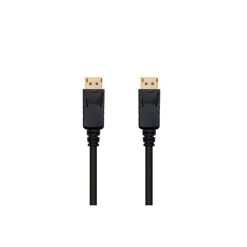 Cable displayport nanocable 2m - macho - macho - negro